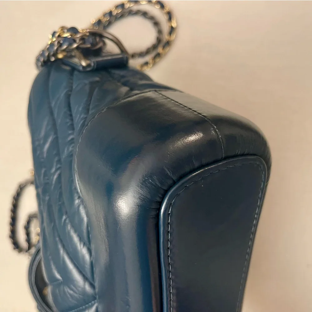 CHANEL Gabrielle Small Chevron Shoulder Bag